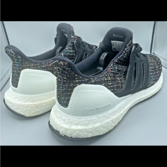 Men’s Size 7.5 - adidas UltraBoost 4.0 Black Multicolor 2019 - F35232 - Picture 7 of 14